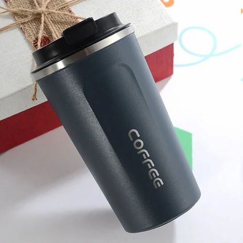 Stainless Steel Coffee Mug with Temperature Display