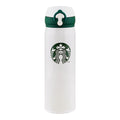 Starbucks Thermos Bottle - Green & Cream - I-9