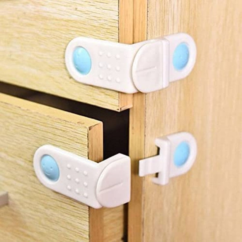 (Pack Of 2) Child Safety Door L Shaped Lock