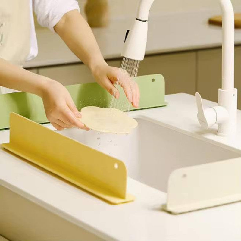 1pc Flexible Silicone Kitchen Sink Splash Guards