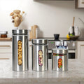 Stainless Steel Glass Jar