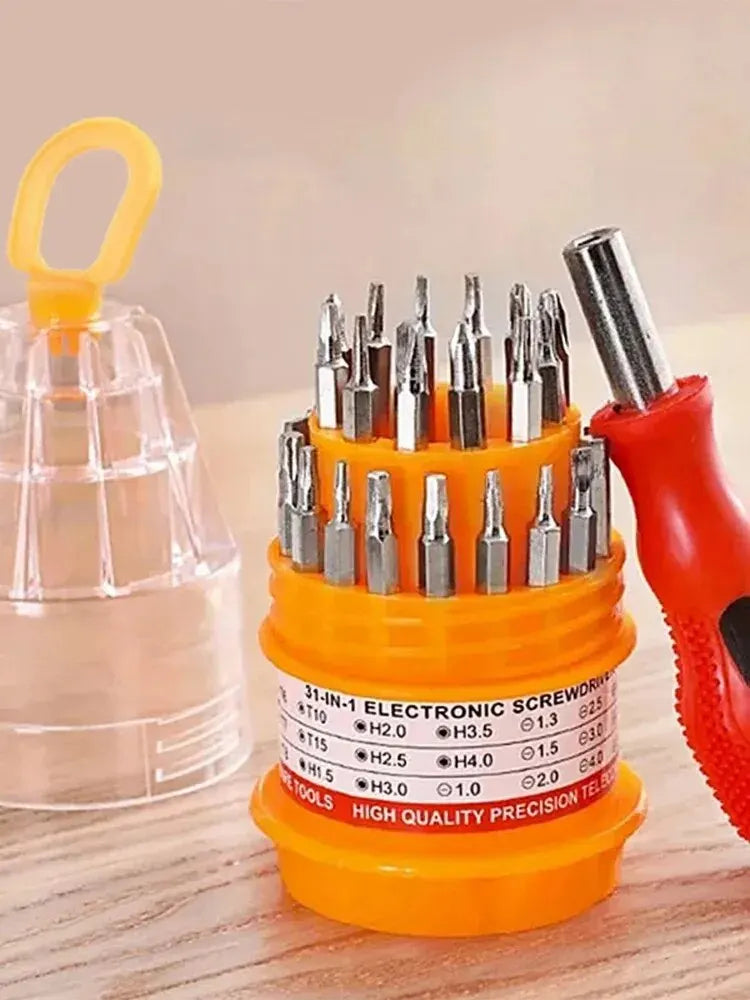 31PC Pagoda Type Universal Screwdriver Multitool Set