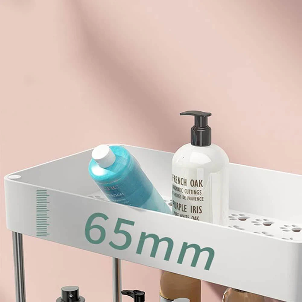 4-Tier Slim Rolling Storage Cart