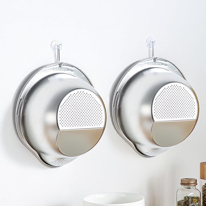 Rice Washing Bowl with Strainer