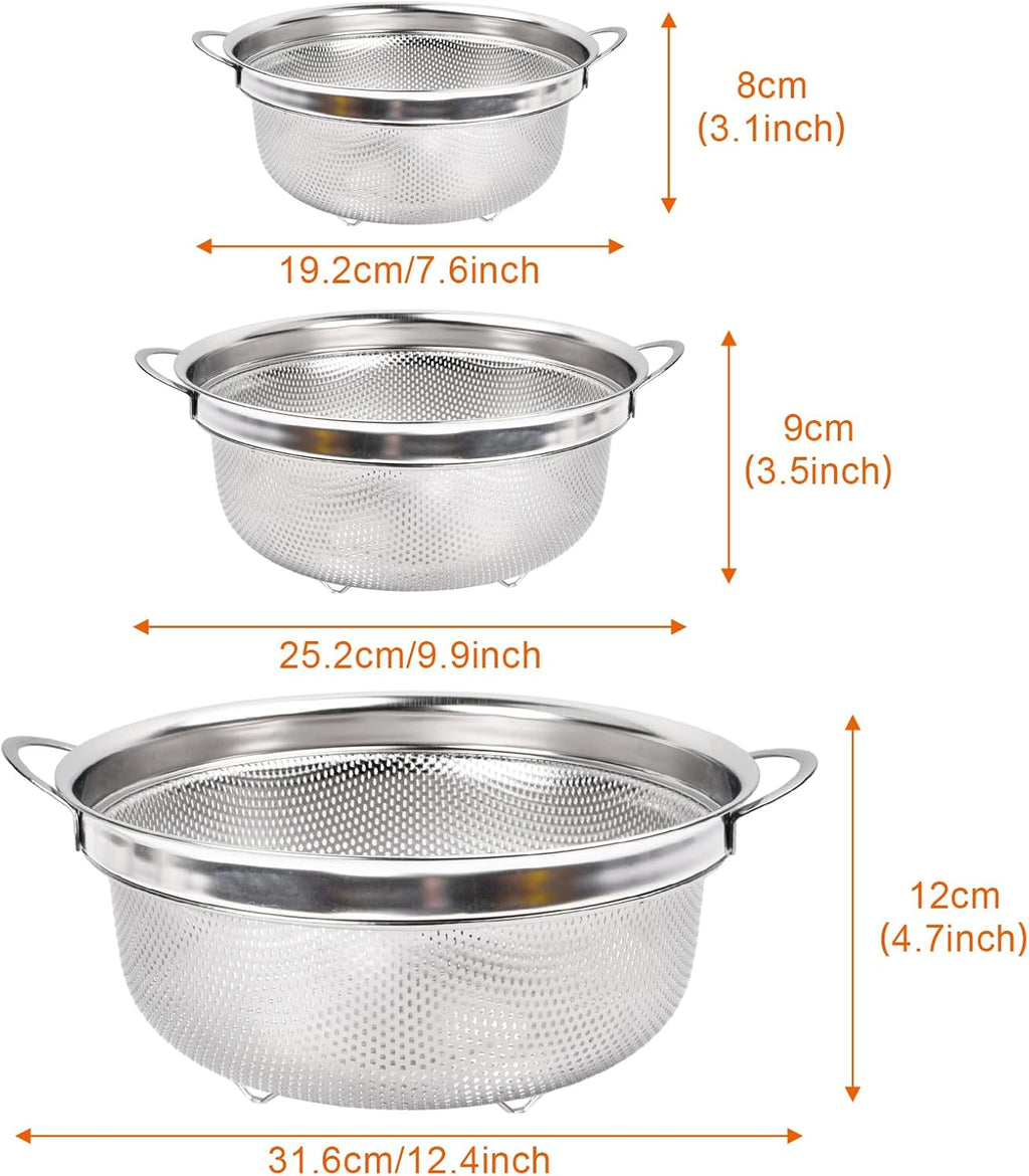 Heavy Gauge Stainless Steel Strainer