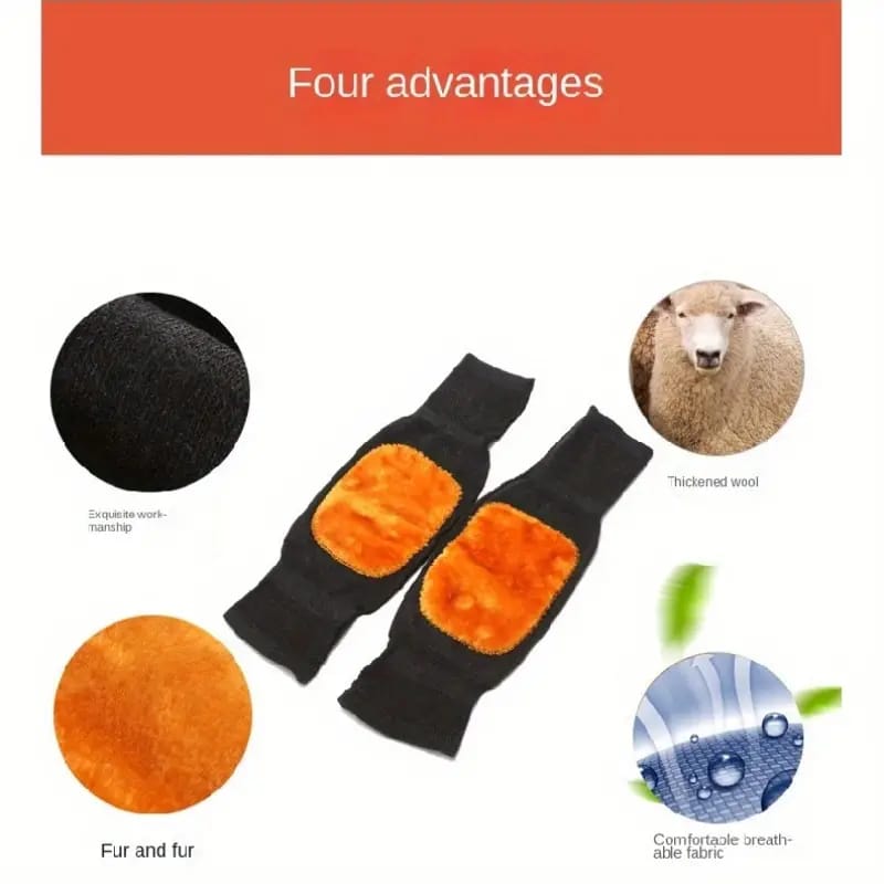 Warm Wool Knee Pads