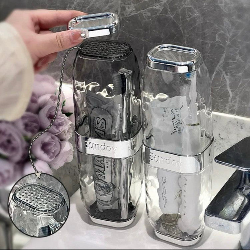 Acrylic Travel Brush Holder