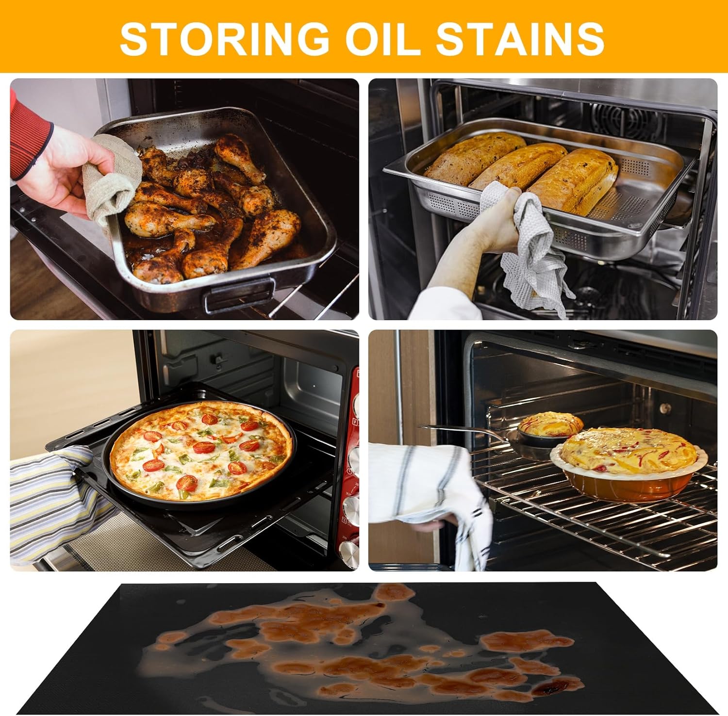 Set of 3 BBQ Grill Mat