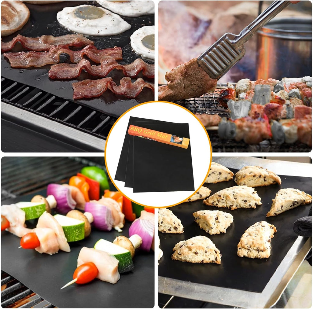 Set of 3 BBQ Grill Mat