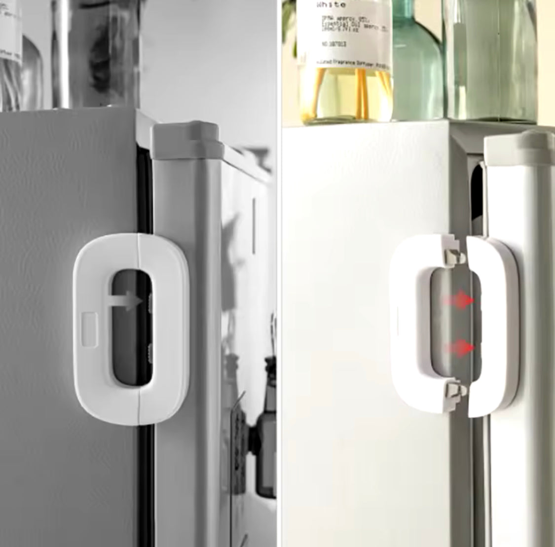 Multifunctional Fridge Door Drawer Lock