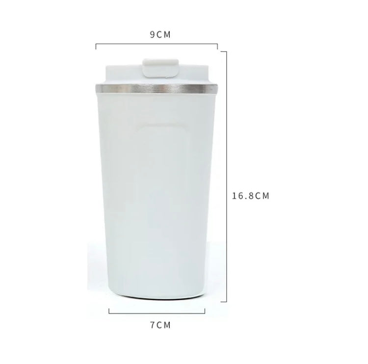 Stainless Steel Coffee Mug with Temperature Display