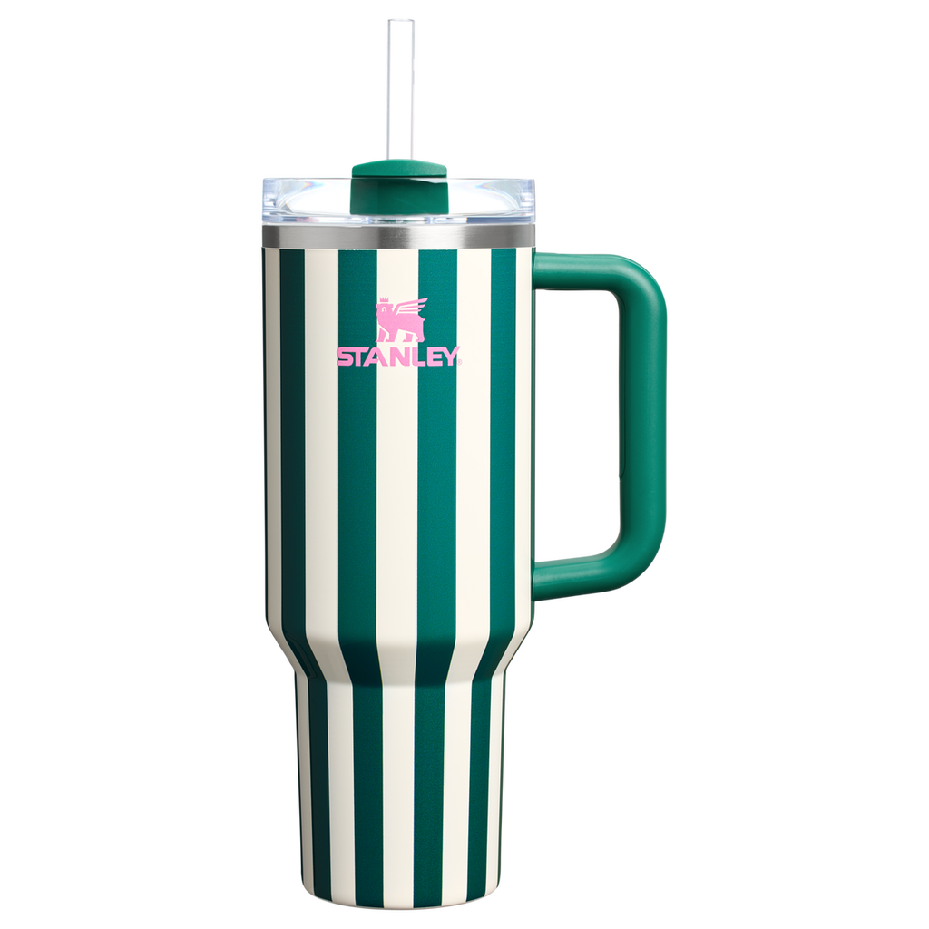 Stanley Quencher H2.0 Flowstate™ Tumbler | 40 OZ - Emerald Cabana Gloss