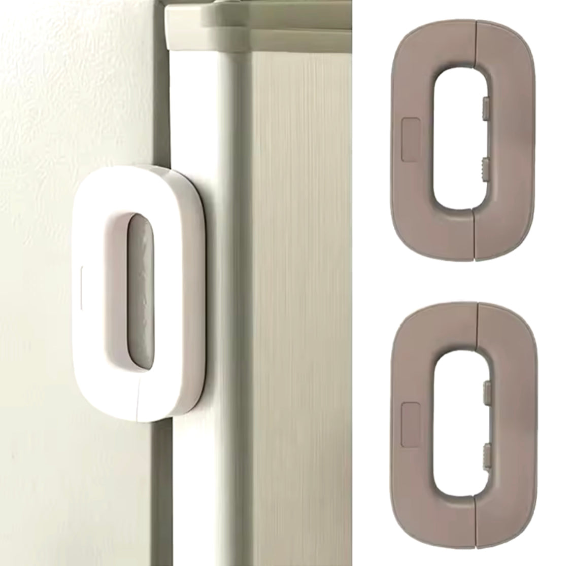 Multifunctional Fridge Door Drawer Lock