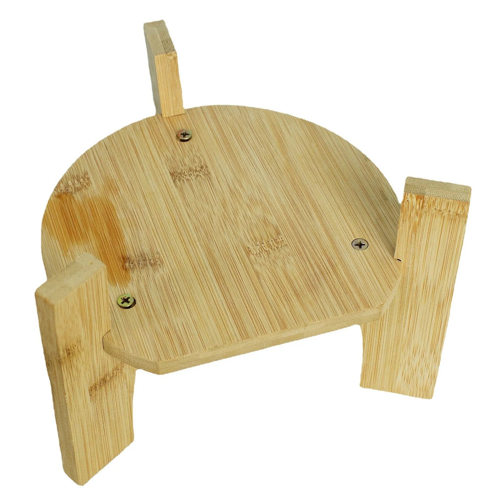 Glass Beverage Dispenser – Bamboo Base & Golden Deer Handle