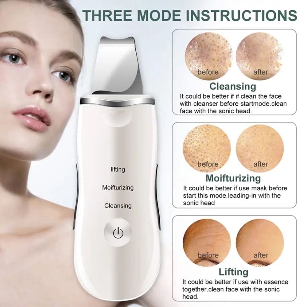 Shovel Skin Scrubber, Deep Vibrate Facial Cleaner