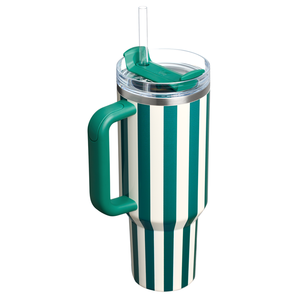 Stanley Quencher H2.0 Flowstate™ Tumbler | 40 OZ - Emerald Cabana Gloss