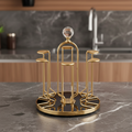 Premium Golden Glass Stand