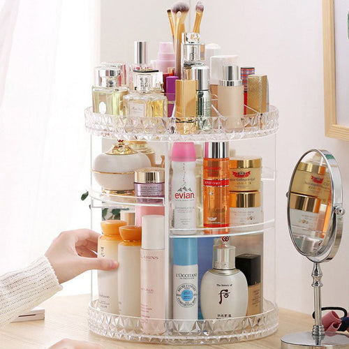 360 Degree Rotating Makeup Organizer