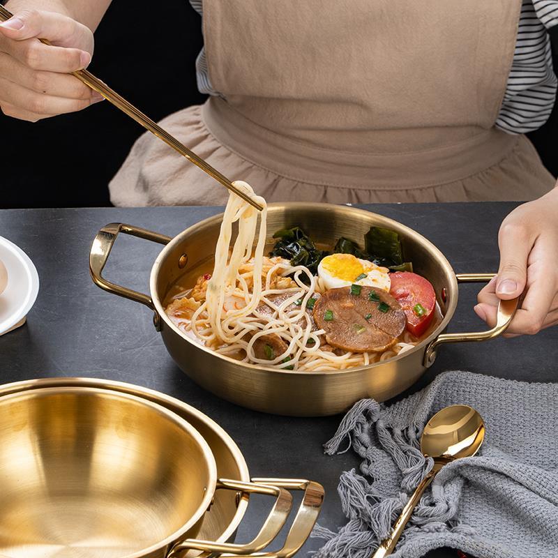 Golden Stainless Steel China Wok
