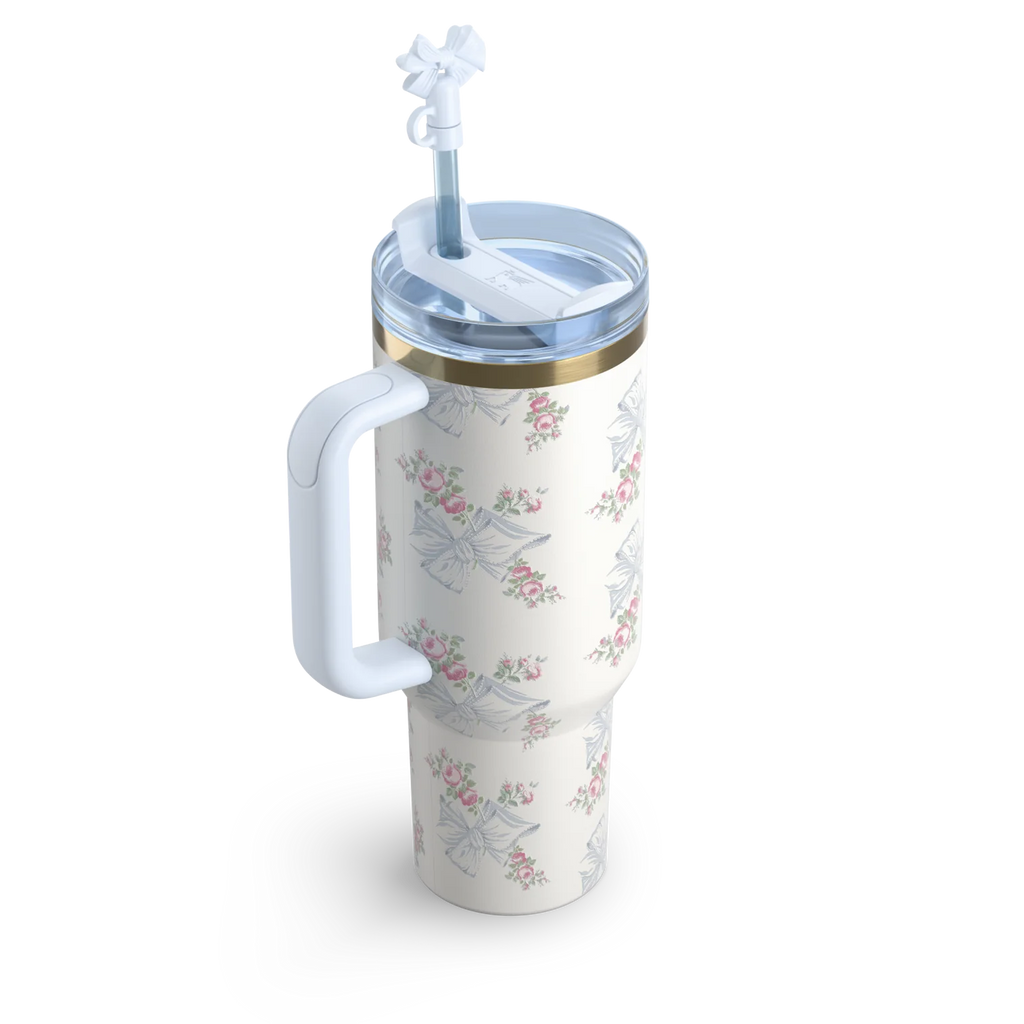 The Stanley x LoveShackFancy Holiday Quencher | 40 OZ - Blue