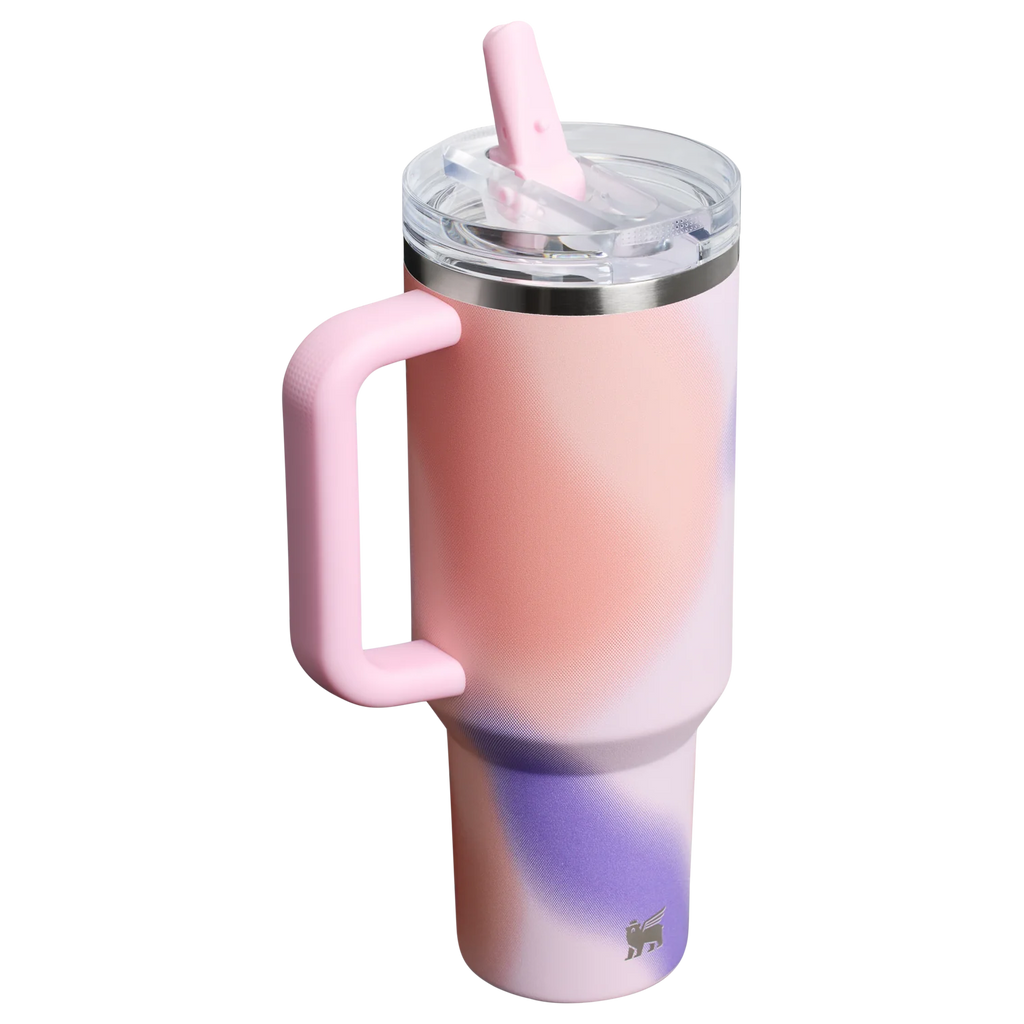 Stanley New Frequency Quencher ProTour Flip Straw Tumbler | 40 OZ - Rose Petal Motion
