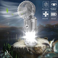 3 IN 1 PORTABLE SOLAR LATERN + FAN + POWER BANK