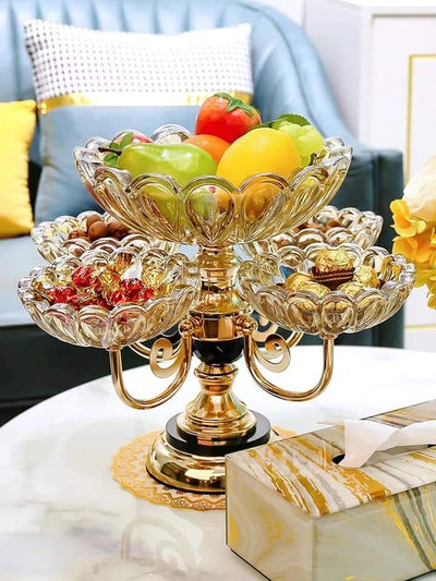 Rotating Acrylic  Dry Fruit Rack