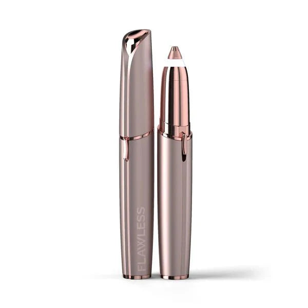Flawless Eyebrow Hair Remover – USB Rechargeable Precision Facial Trimmer with LED Light