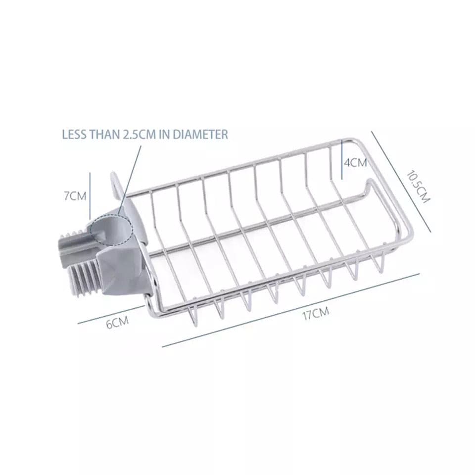 1pcs Stainless Steel Faucet Storage Rack
