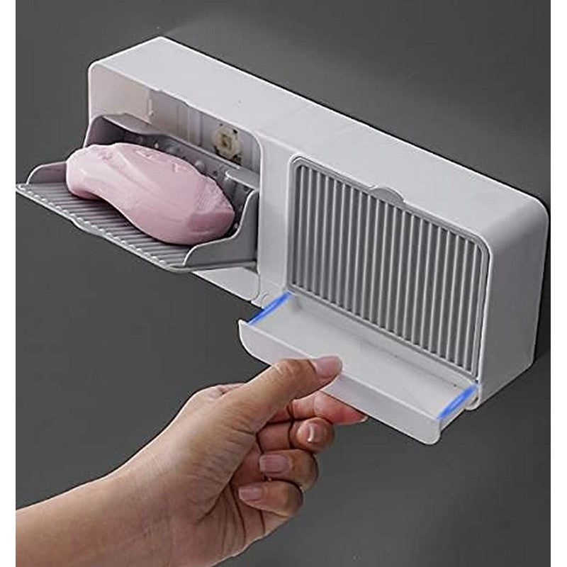 Double Layer Wall Mounted Soap Holder – No Drilling