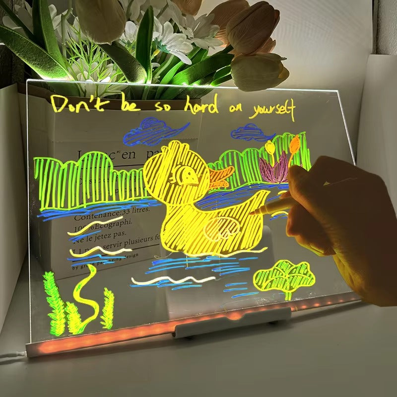 LED Glow Drawing Board for Kids!