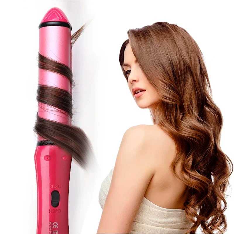 2-in-1 Hair Straightener & Curler – Ceramic Styling Tool