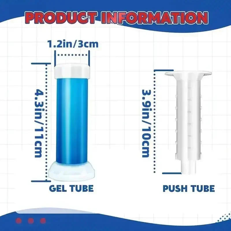 Toilet Fragrance Cleaner Gel | Long-Lasting Deodorant & Air Freshener