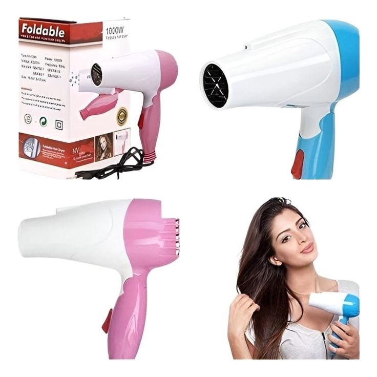 Nova Professional Foldable Hair Dryer – 1000W