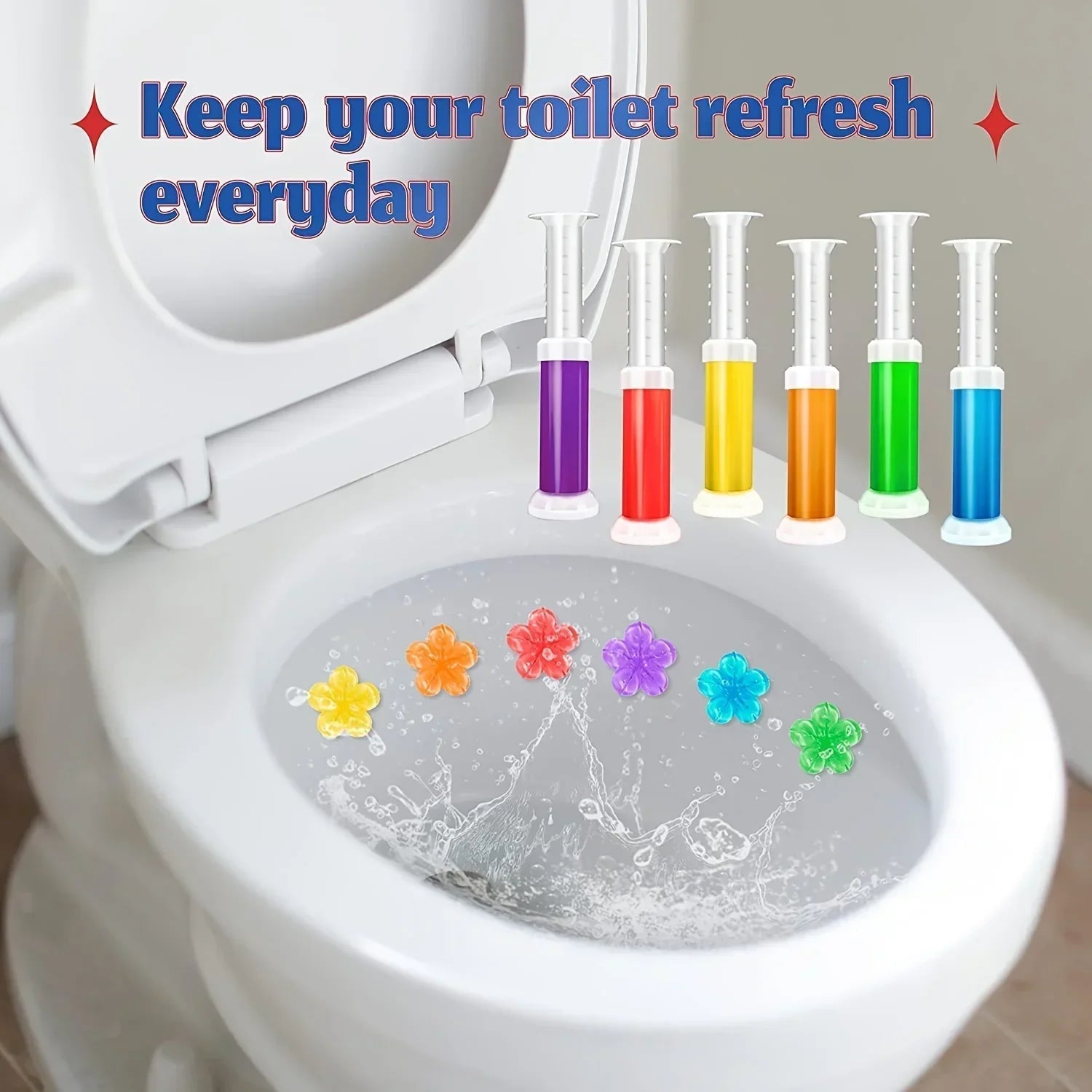 Toilet Fragrance Cleaner Gel | Long-Lasting Deodorant & Air Freshener