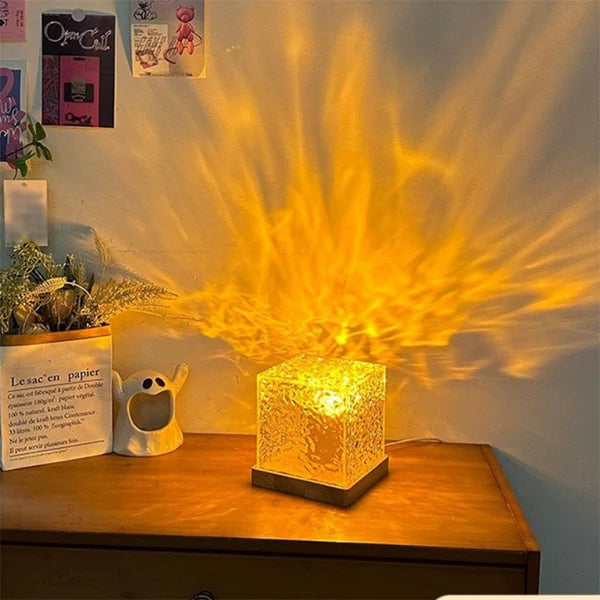 Dynamic Water Ripple Lamp Projector